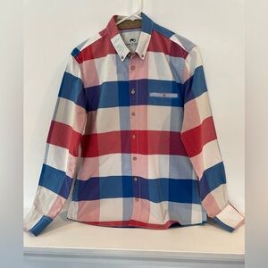 Y2K 90’s moods of Norway dress shirt size medium. 100% cotton.